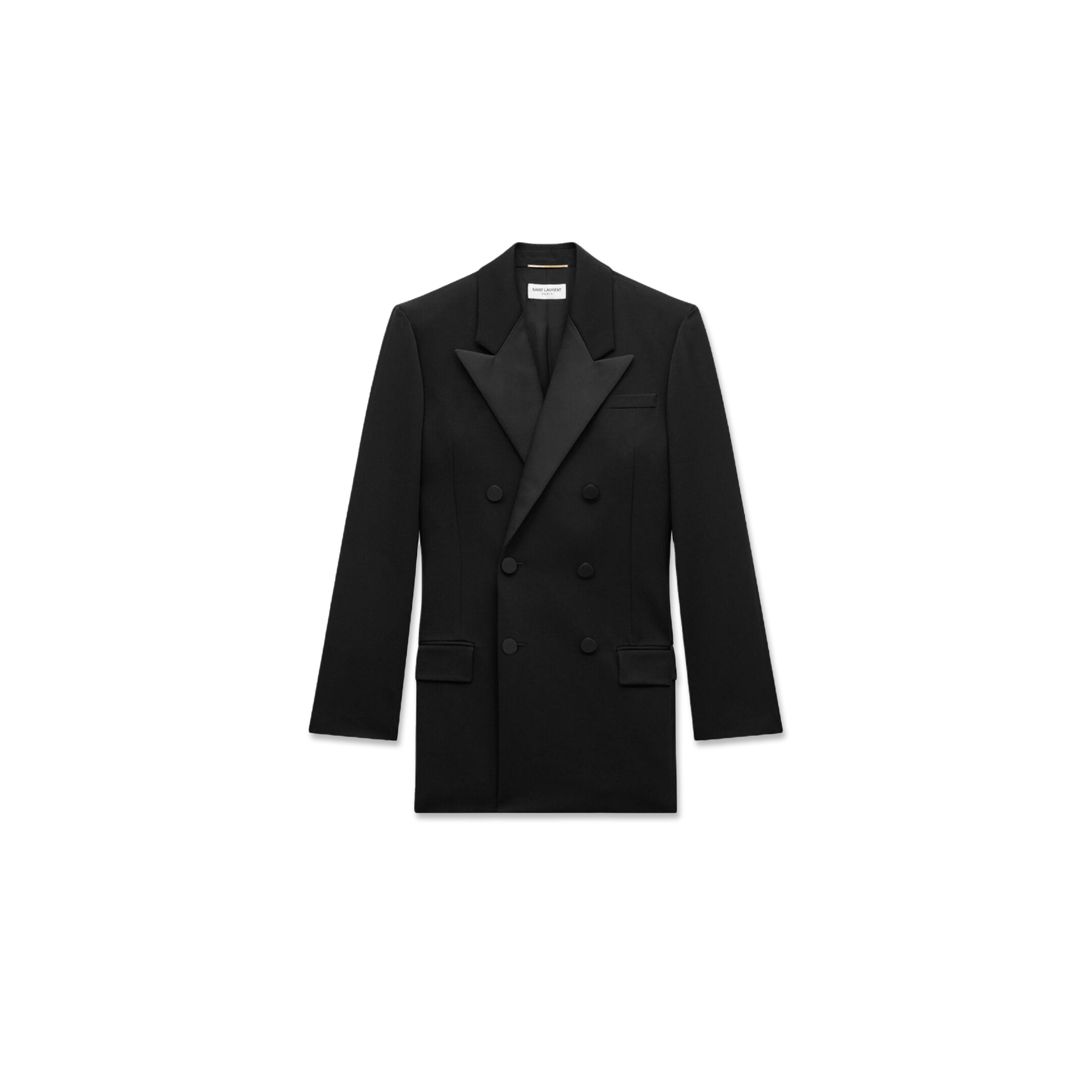 YSL DOUBLE-BREASTED TUXEDO JACKET 796879Y7E631000